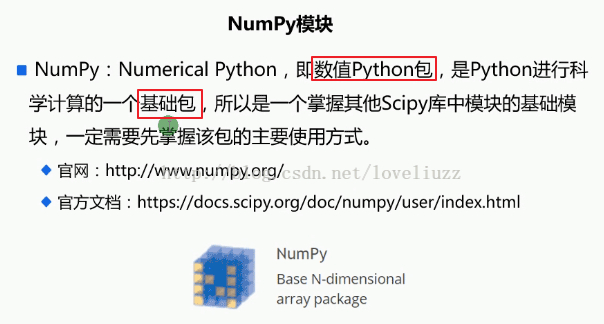 Python3.5基础之NumPy模块的使用图文与实例详解
