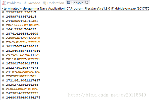 Java编程实现beta分布的采样或抽样实例代码