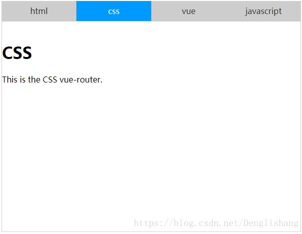 Vue.js路由实现选项卡简单实例