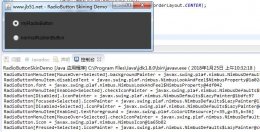 Java Swing组件定制RadioButton示例