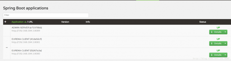 详解Spring boot Admin 使用eureka监控服务