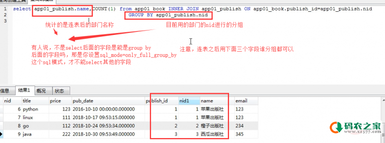 django模型层之多表操作的详细介绍（代码示例）