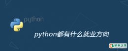 python都有什么就业方向