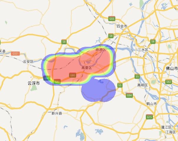 vue中使用heatmapjs的示例代码（结合百度地图）