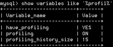 Mysql自带profiling性能分析工具使用分享