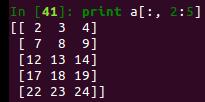 python 多维切片之冒号和三个点的用法介绍