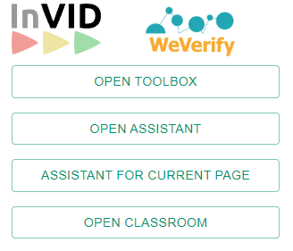 Fake news debunker by InVID & WeVerify