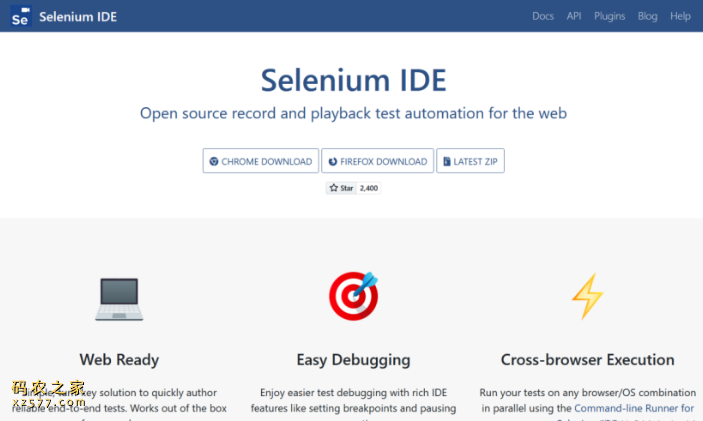 Selenium IDE