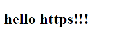 hello https